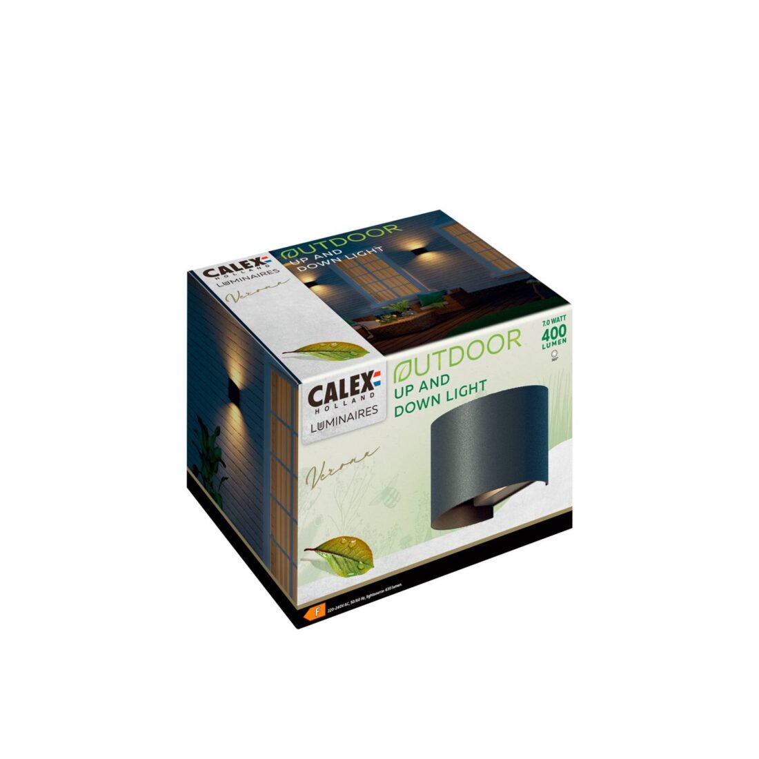 Calex Venkovní nástěnné svítidlo LED Oval